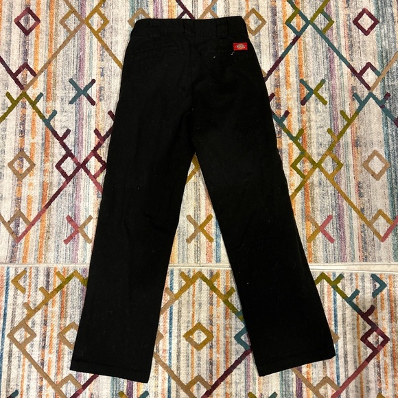 Black Dickies Straight Jeans Size 0/24 - Picture 3 of 3